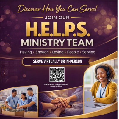 Serving Opportunities HELPS Ministry